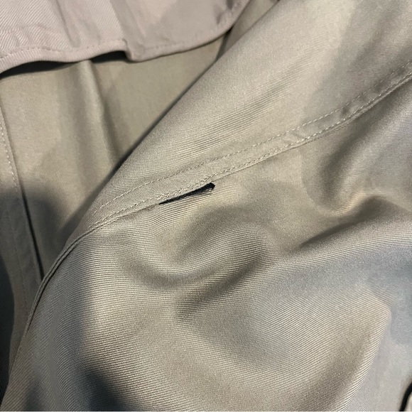 All Saints Men's 40 Large Siren Mac Twill Trench Coat Sage Green - Picture 15 of 16